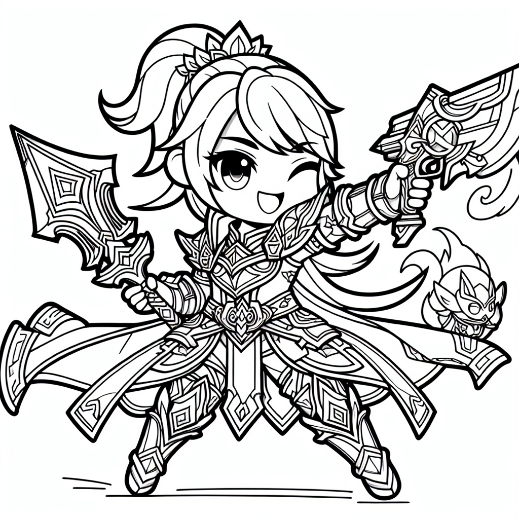 Mewarnai Karakter Mobile Legend untuk Mengasah Kreativitas Anak