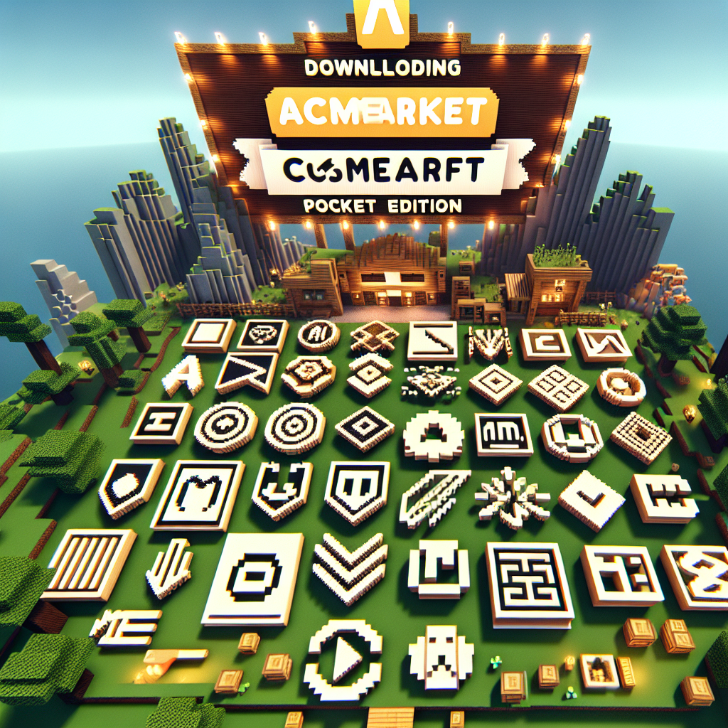 Download ACMarket for Minecraft Pocket Edition: Access a World of Custom Logos