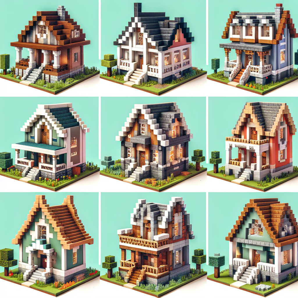 10 Desain Rumah Minecraft Mudah Ditiru untuk Pemula